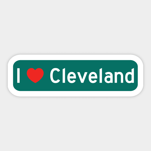 I Love Cleveland! Sticker by MysticTimeline